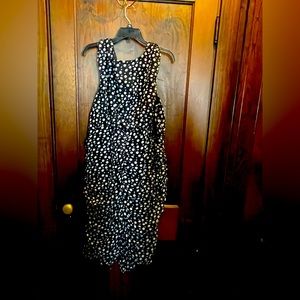 Black and white pika dot dress.